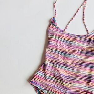 Missoni Multicolor Striped One Piece Swimsuit